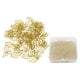 thumbnail image 1 of Clips de papel con forma de 100 Uds. Para evitar resbalones, bonitos clips decorativos de Metal pequeños para cuaderno de documentos, elefante dorado, 1 of 9