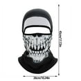thumbnail image 2 of KDFJPTH 3D Cat Ski Balaclava Sheisty Face Mask with Ears for Bar Cute Full Face Hood Mask Animal Ski Mask for Riding Sports Outdoor, 2 of 3