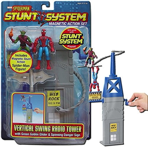 spider man stunt car toy