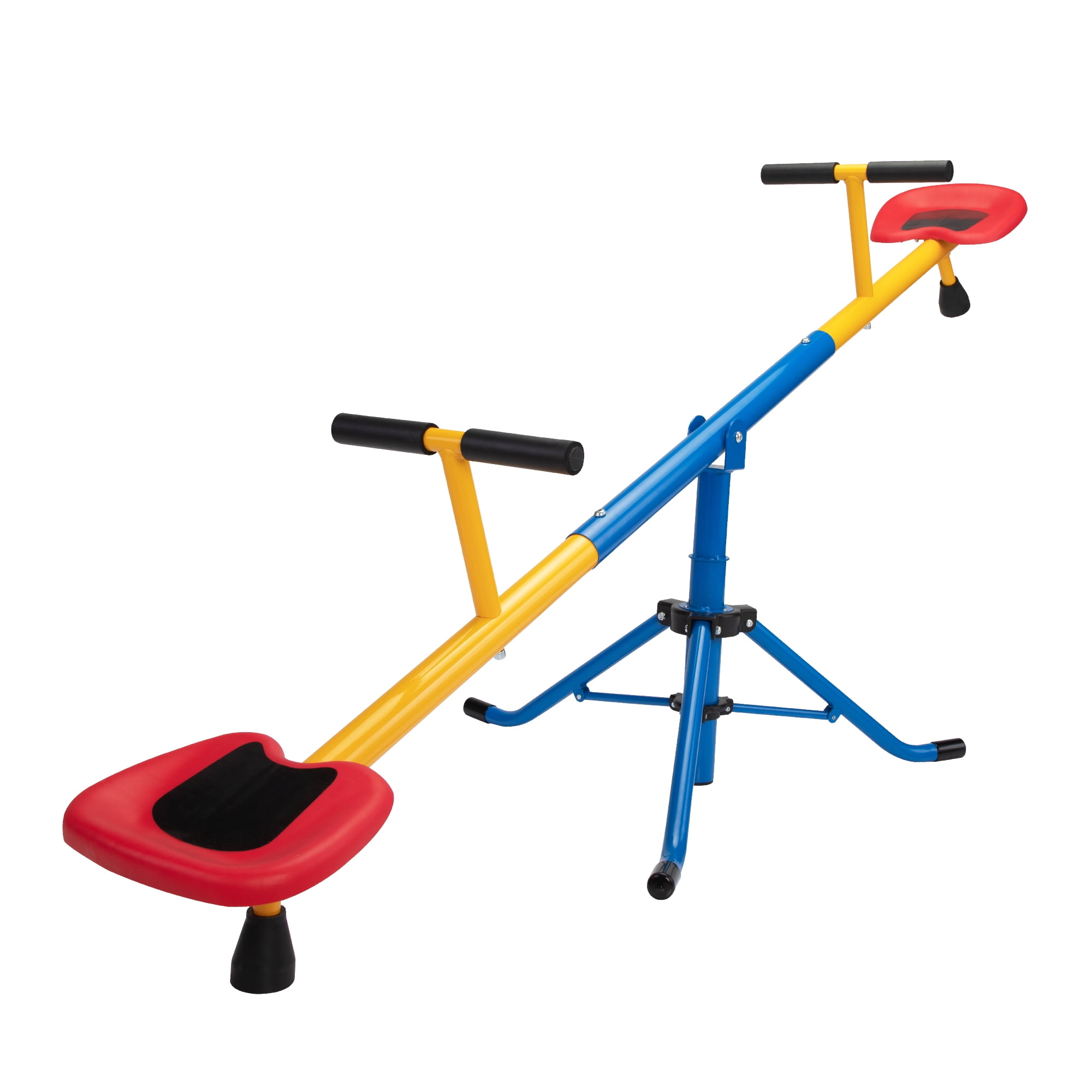 Gardenry 360Degree Rotation Seesaw, Indoor Outdoor Teeter Totter, Kids