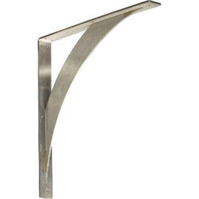 Ekena Millwork BKTM02X20X20LESS 2 Po. L x 20 Po. P x 20 Po. H Support Legacy - Acier Inoxydable