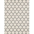 thumbnail image 3 of Unique Loom Trellis Collection Area Rug - Philadelphia (7' 10" x 11' Rectangle Beige and Gray/Gray), 3 of 11