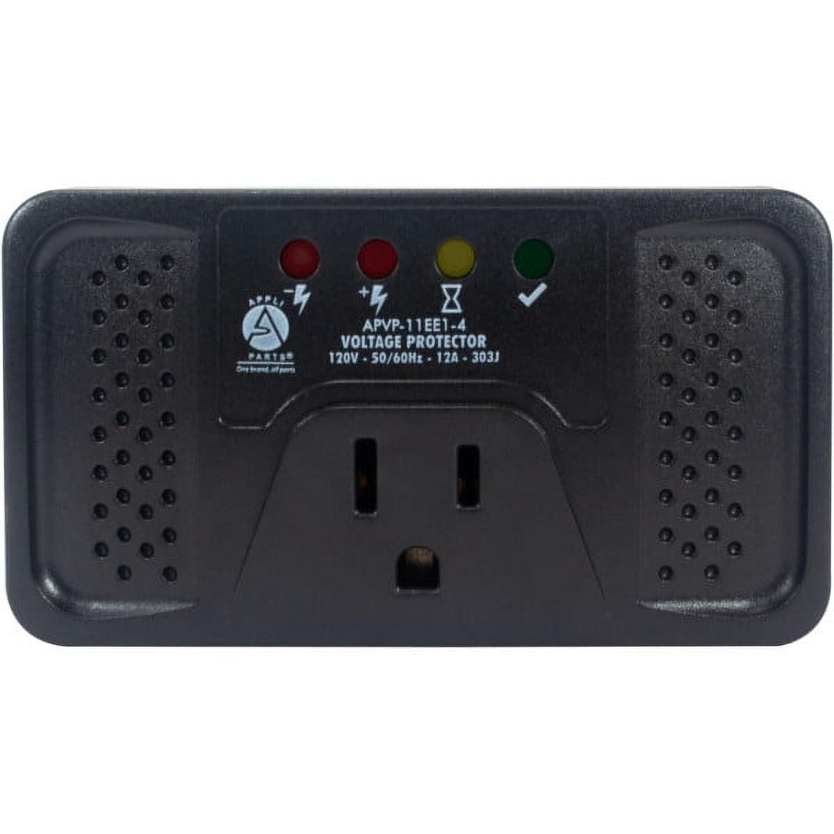 Appli Parts APVP-11EE1-4 120 V Voltage Surge Protector for Refrigerators with Digital Boards, 50/60 Hz, 12 A, 303 joules, regulator with time delay works with all appliance brands