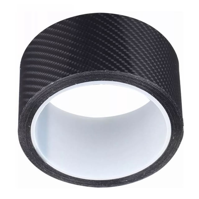 Protector de alféizar de puerta, película protectora de borde de puerta estilo fibra de carbono acrílica sin arañazos, Universal para coche