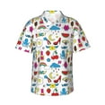 thumbnail image 2 of Yiaed Summer Print Hawaiian Shirt for Men Short Sleeve Button Down Shirts Beach Shirts for Men-Large, 2 of 5