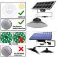 thumbnail image 2 of Lámpara de pared solar 98LED, luces regulables con sensor de movimiento para jardín doméstico B Sywqhk Para estrenar, 2 of 2