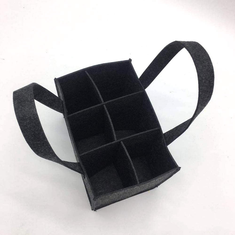 Sac à Bière Pour Homme Avec 2 Décapsuleurs - Feutre Noir, Motif Anniversaire - Cadeau 50 Ans, Fête - 6
