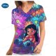thumbnail image 1 of Disney-Uniforme de enfermera Stitch para mujer, blusa de clínica, Tops de manga corta, Uniforme de Enfermería de trabajo, blusa de cuidado de bolsillo, Uniforme de trabajadores, 1 of 4