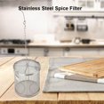 thumbnail image 2 of 304 Stainless Steel Halogen Basket Basket, Tea Ball Seasoning Filter, Seasoning Separation Filter(12 * 13cm), 2 of 7
