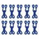 thumbnail image 1 of Ganchos y ojos de costura, paquete de 14 ganchos y ojos cubiertos de poliéster para ropa (azul oscuro, longitud de 27 mm), 1 of 7