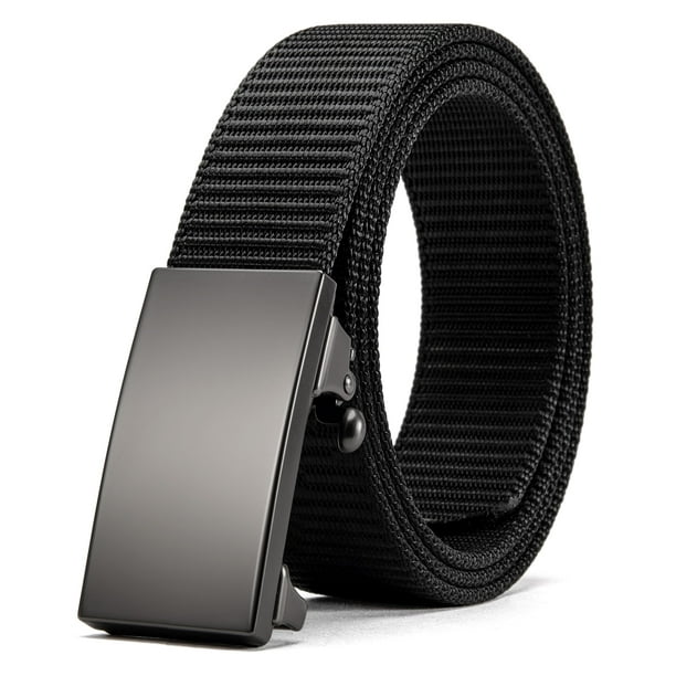 Cinturón con trinquete de nailon para hombre, hebilla automática ajustable, de la marca Chaoren