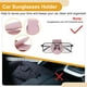 thumbnail image 5 of Clip para gafas de sol del automóvil Unique Bargains con soporte magnético universal para visera del sol de gafas de sol para Unique Bargains Car PU Leather Rosa 7.3x6cm 1 Pcs, 5 of 7