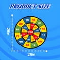 thumbnail image 2 of BESTSKY Dart Board,Foldable Storage Dartboard,With 8 Sticky Balls Kids Outdoor Games,Multcolor4, 2 of 7