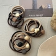 thumbnail image 2 of HLONK 15PCS Vintage Frosted Hair Ropes Set - Soft  High Elastic  Versatile Ponytail Hair Scrunchies for Casual Styling - Gentle on Hair  Easy to Use  and Comfortable to Wear, 2 of 6