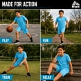 thumbnail image 3 of RBX Boys Athletic Outfit Short Set Performance Shirt and Basketball Shorts for Boys 2 Piece, 3 of 7