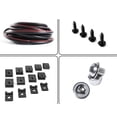 thumbnail image 5 of Ikon Motorsports Compatible with 14-18 Chevy Silverado 1500 Pocket Style Fender Flares Textured Black ABS, 5 of 5