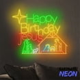 thumbnail image 5 of Handmadetneonsign Happy Birthday Jesus Neon Sign, Holy Night Nativity Scene Christian Led Sign, Christmas Wall Decor 80843, 5 of 5