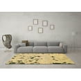thumbnail image 3 of Ahgly Company Indoor Rectangle Abstract Brown Modern Area Rugs, 7' x 9', 3 of 4