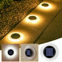 Garden Solar Lights Outdoor Decorative,Pathway Walkway Yard Lawn Decor,Solar Buried Light LED Outdoor Light Courtyard Buried Light Terrace Garden Wall Light Grass Ground Light