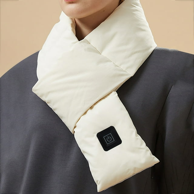 QTBIUQ Usb Smart Neck And Shoulder Winter Cold Protection And Warmth Men And Women Scarf Massage Heating Scarf