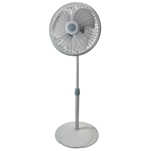 Lasko 16" Performance Pedestal Fan, Adjustable Height, 3 Speeds, 53" H, Gray, 2526, New