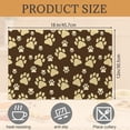 thumbnail image 2 of Placemats Set of 6, Cute Dog Paws Place Mats Washable Heat Resistant 12×18 Inch Linen Table Mats for Party Outdoor Dining Décor, 2 of 6