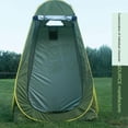 thumbnail image 4 of Tienda de privacidad al aire libre DYNWAVEMX impermeable y resistente ligera para mochileros adecuada para acampar al vestuario verde, 4 of 6