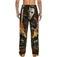 thumbnail image 3 of Michael Myers Pajama Pants for Men, Super Soft All over Print Lounge Pants Sleepwear Bottom with Pockets Drawstring, 3 of 8