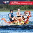 thumbnail image 7 of Open Box AquaPro 96" Heavy Duty Nylon Tiger Water Towable 2 Person Rider,Orange, 7 of 7