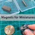 thumbnail image 4 of GHSDFBB 300pcs 3x1mm Magnets-Tiny Magnets Neodymium Magnets Rare Earth Magnets-Mini Magnets Small Round Magnets for Crafts-Little Magnets for Miniatures Small Models-Come with a Storage Case, 4 of 6