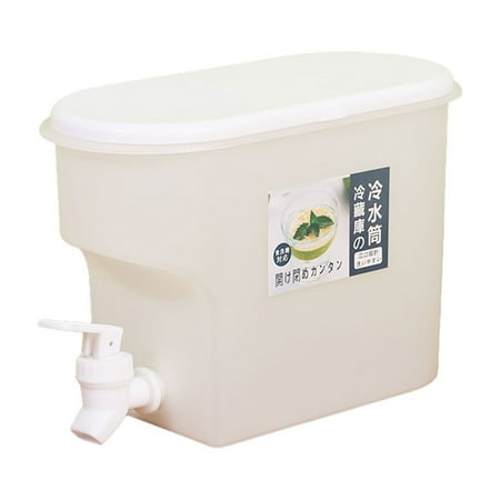 

Clearance! Barhoo Storage Containers 3.5L Beverage Dispenser with Faucet High Temperature Resistance Iced Tea Beverage Bucket Cold Drink Juice Dispenser Jug for Party Restaurant Blue/White/Red