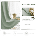 thumbnail image 5 of Blackout Curtain Thermal Curtains for Bedroom Living Room Mint Green 52*84 Inch 2 Panels, 5 of 7