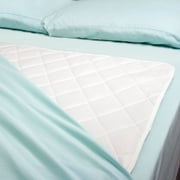 DMI Waterproof Sheet to be Used as a Bed Pad,Bed Liner,Mattress Protector,Pee Pad,FSA and HSA Eligible,Furniture Cover with Quilted Slide Sheet and 3 Layers of Protection,Without Straps,30 x 36