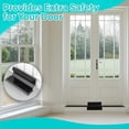 thumbnail image 7 of Security Lock Door Brace - Heavy Duty Aluminum Alloy Door Lock Barricade - Front Door Security Barricade for Inward Blemished Door, Standard Doors, French Doors - Security Brace for Door, 7 of 7