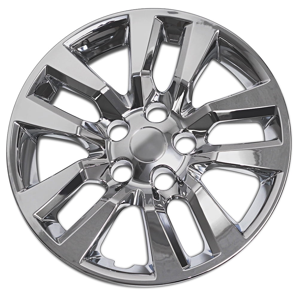 OxGord 16-Inch Wheel Covers for Nissan Altima, Silver (Pack of 4