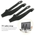 thumbnail image 4 of Furniture Anti Drop Straps Black Zinc Alloy 2Pcs 23.6x1.2x0.4In, 4 of 9