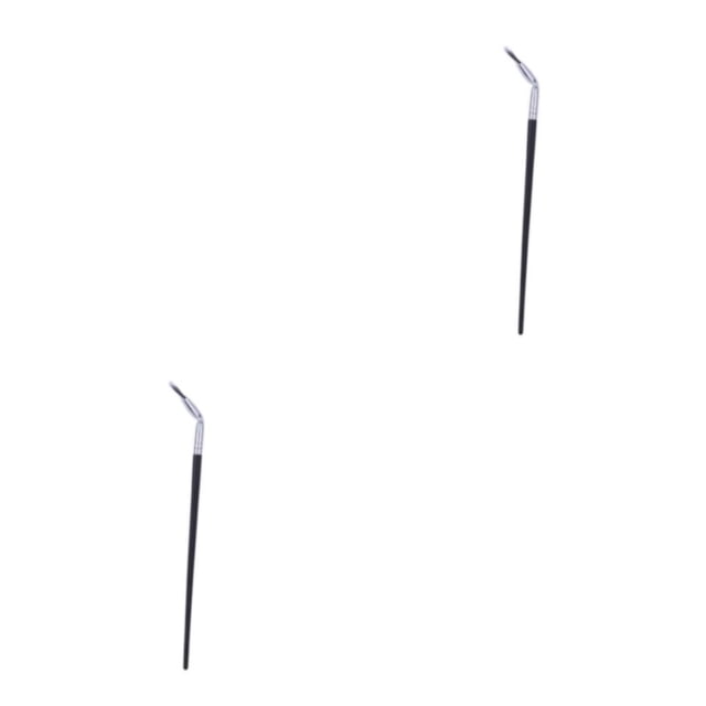 maskred Unique Angled Eyelash Separator Womens Eyelash Brush Comb Practical and Effective Type1 2PCS