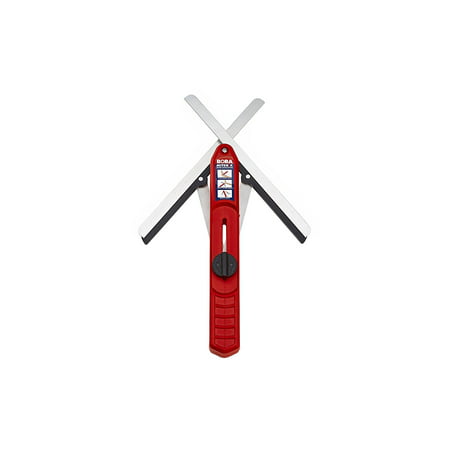 530401 MiteriX Angle Duplicating Tool. Miter Duplicator / Angle Measuring Tool that Splits in half So You Can Transfer the Exact Miter Angle to Your Miter Saw, Red/Silver By Bora Ship from