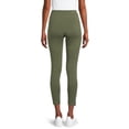 thumbnail image 4 of Time And Tru Women's High Rise Ankle Knit Leggings, 27" Inseam, Available in 2-Pack, 4 of 5