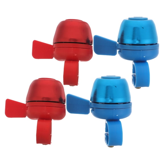 Hemoton 4pcs Kids Aluminum Alloy Bicycle Bell for Mountain Bikes Road Bikes Scooters and Toddler Bikes Cycling Accessory for Boys and Girls