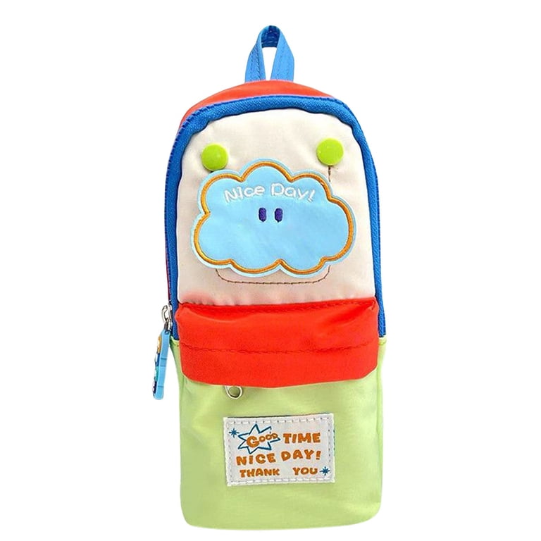 backpack pencil case mini Rainbow Brite Castle The pouch comes with two pockets so you can better organize your items Inkology Mini Backpack Pencil Pouches