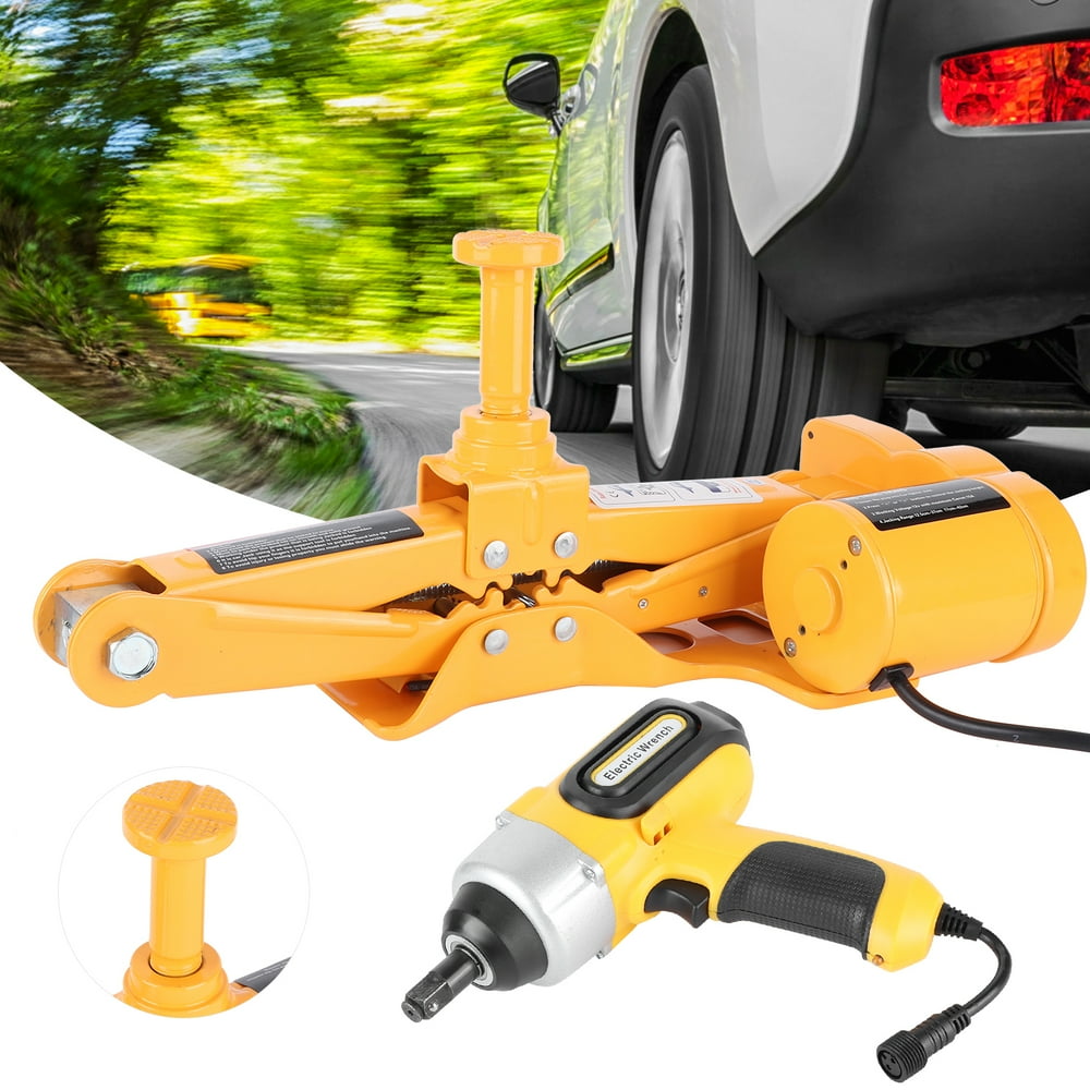 Haofy Electric Scissor Jack Wrench Tire Repair Tool Set