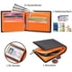 thumbnail image 4 of Cartera de hombre. Negro con naranja, 4 of 5