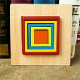 thumbnail image 2 of Dsscvnef Toddler Puzzles Montessori Toy Wooden Shape Sorting Puzzle Sensory Toy Toddler Activities Preschool Learning Educational Counting Cubes for Kids Math 10 Frame Hunger Hippo Game Toddler Pole, 2 of 9