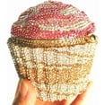 thumbnail image 3 of StyleSack Rhinestone Cupcake Clutch Purse for Women - Evening Bag, Bling Crystal Goblet Purse Luxury Pink Silver, 3 of 6