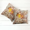thumbnail image 6 of Ambesonne Ocean Throw Pillow Cover 2 Pack, Bali Indonesia Fishes, 18", Beige Orange, 6 of 7