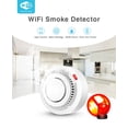 thumbnail image 5 of WiFi detector de humo inteligente sensor de humo alarma hogar inalámbrico independiente, 5 of 5