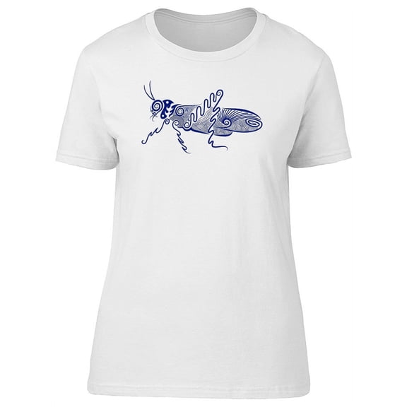 Beautiful Paisley Grasshopper T-Shirt Women -Image by Shutterstock, Female Medium