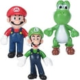 thumbnail image 5 of 3 Set Mario Bros Luigi, Mario, Yoshi Action Figures Mario Toy, 5 of 5
