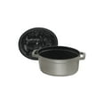 thumbnail image 5 of Staub Cast Iron 1-qt Pig Cocotte - Graphite Grey, 5 of 8
